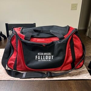Mission: Impossible Fallout Red and Black Duffel Bag- CinemaCon